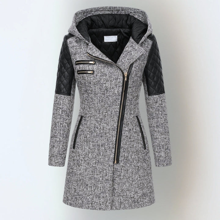 Virella | Tailored Quilted Hooded Coat