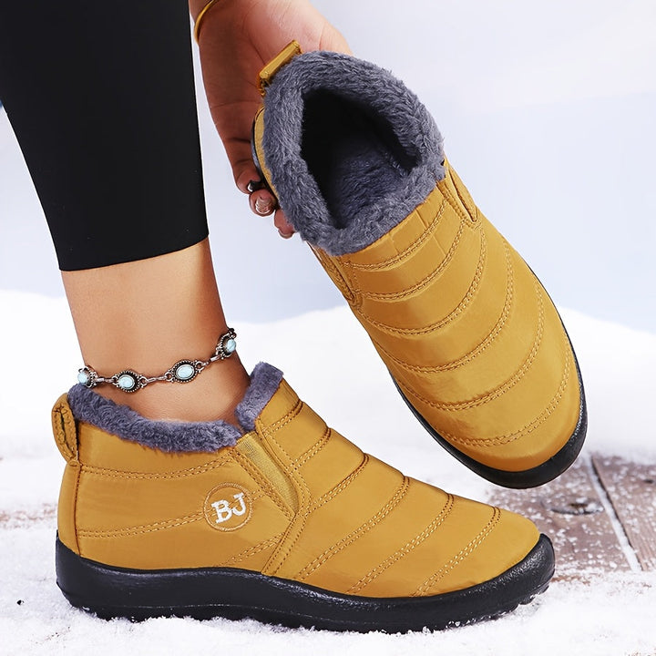 Victoria | Warm Winter Slip-On Boots