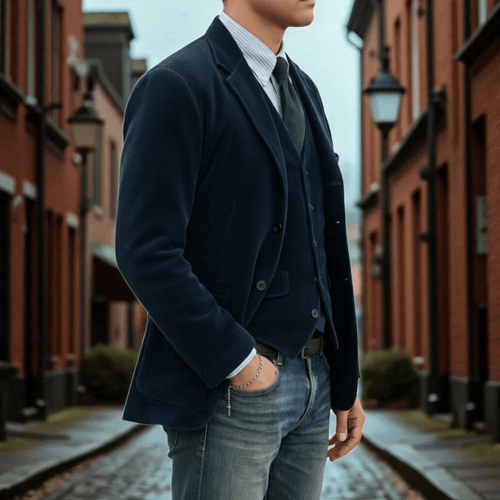 Sebastian | Corduroy Tailored Blazer