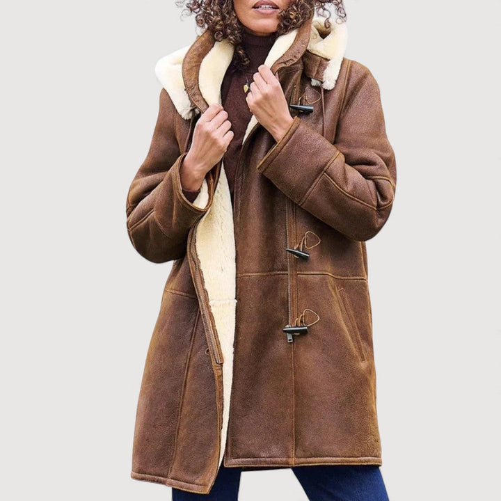 Adeline | Hooded Toggle Coat