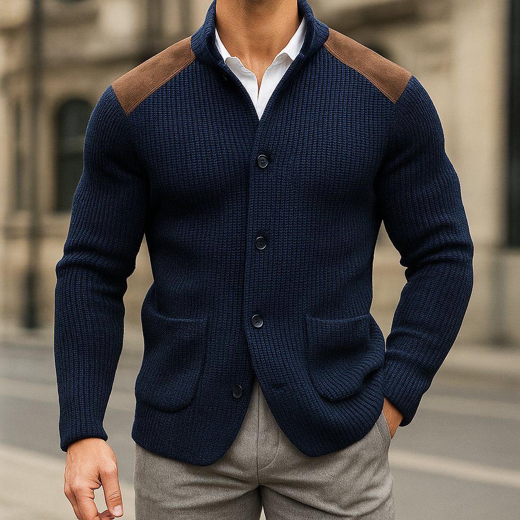 Oliver | Buttoned Knit Jacket