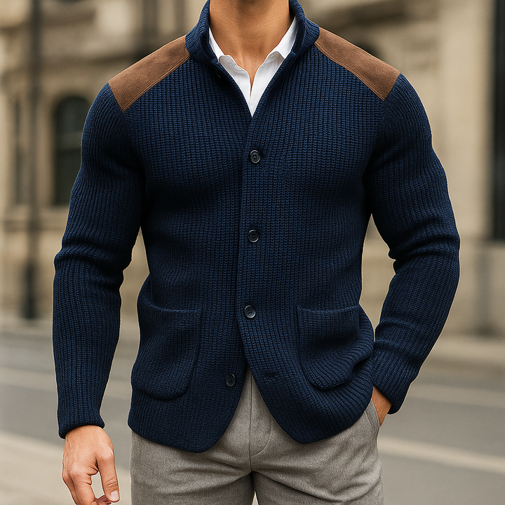 Oliver | Buttoned Knit Jacket