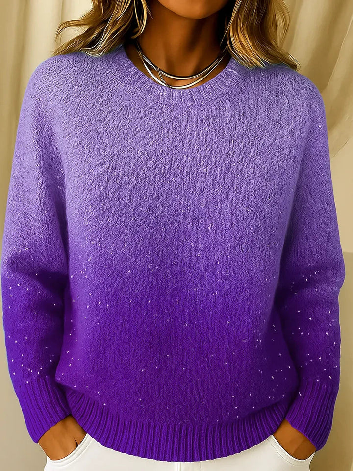 Elowen | Gradient Speckle Knit Sweater