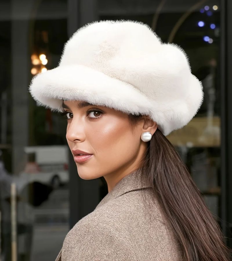 Elowyn | Plush Winter Cap