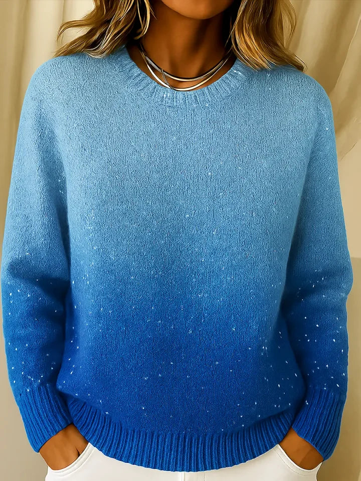 Elowen | Gradient Speckle Knit Sweater