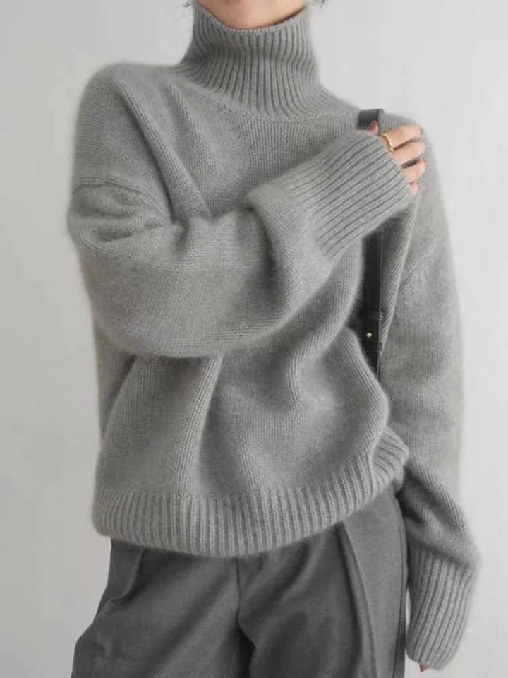Emma - High Collar Cashmere