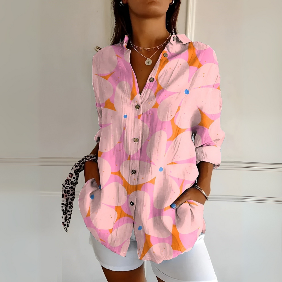 Maia | Floral Summer Blouse