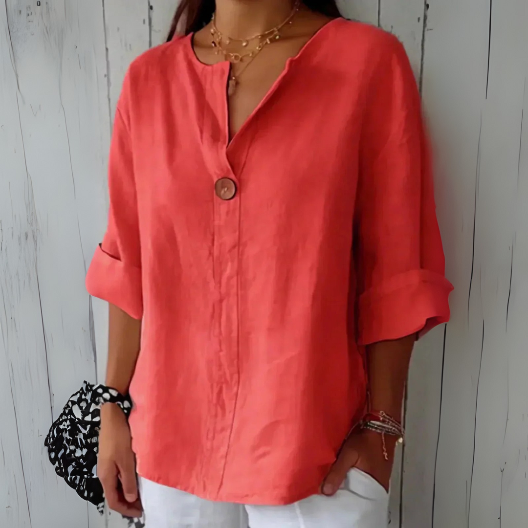 Zamma | Relaxed Linen Top