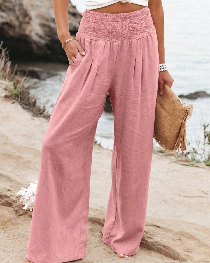 Ubud - High waist cotton pants