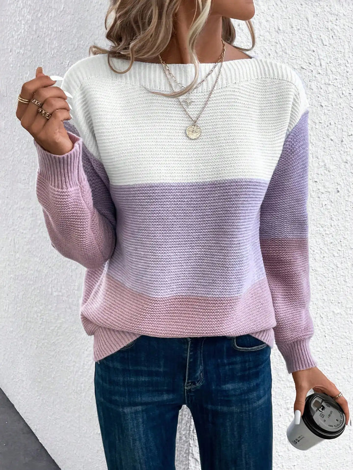 Maribel | Soft Stripe Knit Sweater