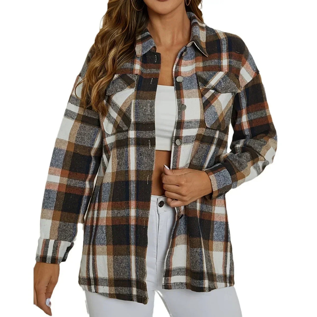 Sam | Stylish Checkered Button-Up Shirt