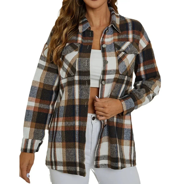 Sam | Stylish Checkered Button-Up Shirt