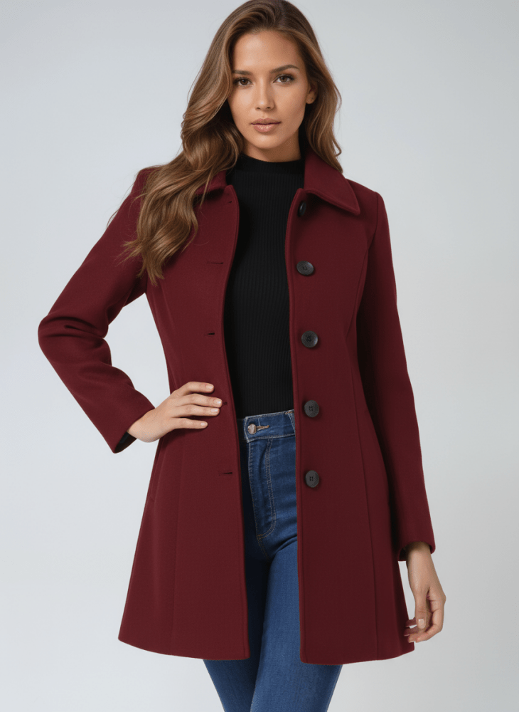 Élise | Tailored Everyday Mid-Length Coat