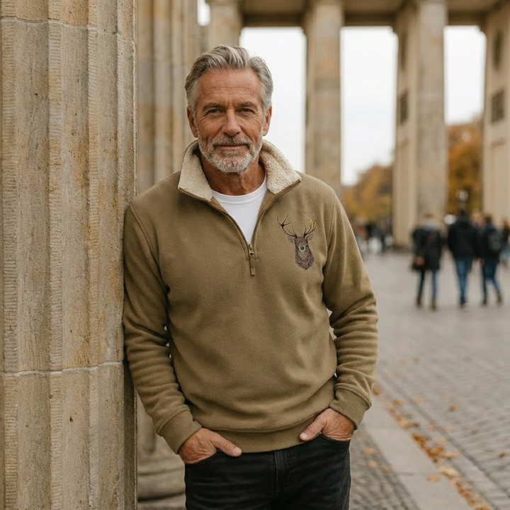 Elijah | Heritage Quarter-Zip Sweatshirt