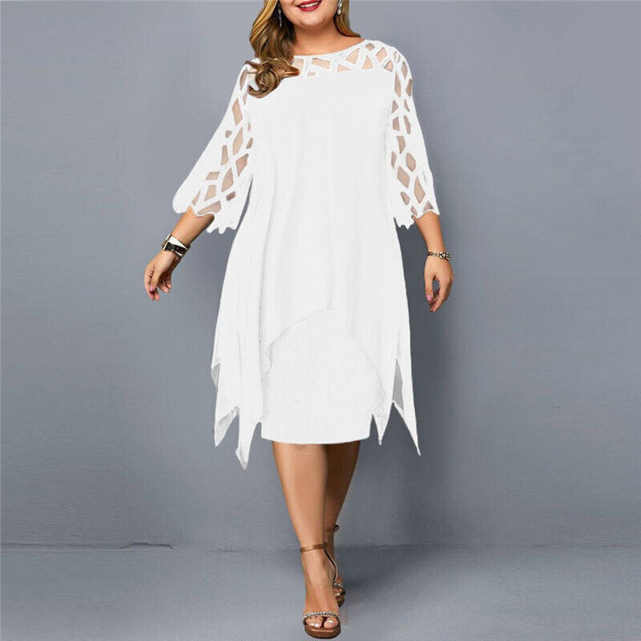 Jamie | Chic Plus Size Midi Dress